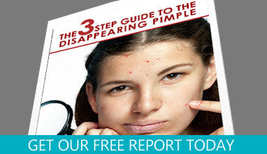 Get Your Free Copy Now!  "3 Step Guide To The Disappearing Pimple"